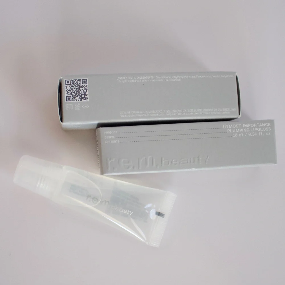 R.E.M Beauty Utmost Importance Clear Plumping Lip Gloss x2 NIB